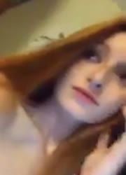 topless redhaired girl on periscope