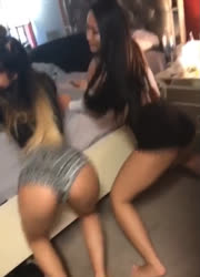 asian sisters showing what they got