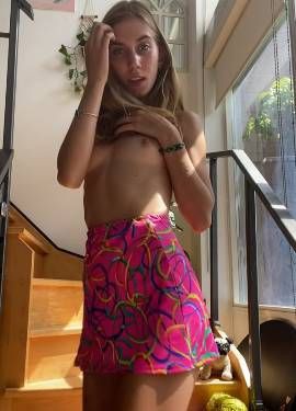 petite teen showing off her pussy and ass
